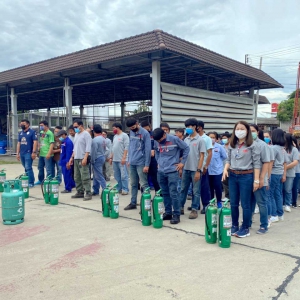 การจัดอบรมการดับเพลิง ปี 2563