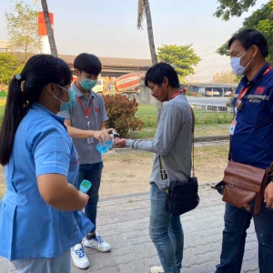 การคัดกรองตรวจโรคโควิดพนักงาน