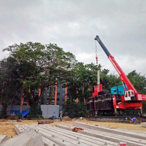 โครงการก่อสร้างคอนโดEscent Park Ville Chiangmai
