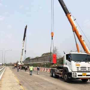โครงการก่อสร้างสะพานข้ามทางแยกจุดตัดทางหลวงหมายเลข 1 ตัดกับทางหลวงหมายเลข 11 (แยกเมโทร หรือแยกภาคเหนือ) จ.เชียงใหม่
