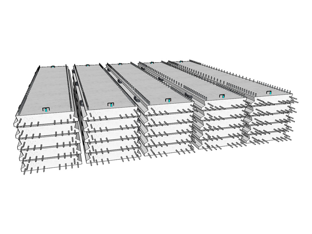 คานสะพานคอนกรีตอัดแรง (PLANK GIRDER)